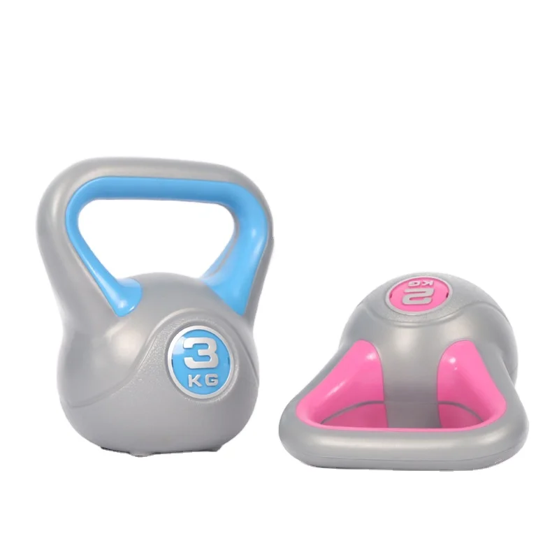 High Quality Wholesale Vinyl Kettlebell Strength Weight Lifting With Cement Filling Gym Equipment Fitness Body Building