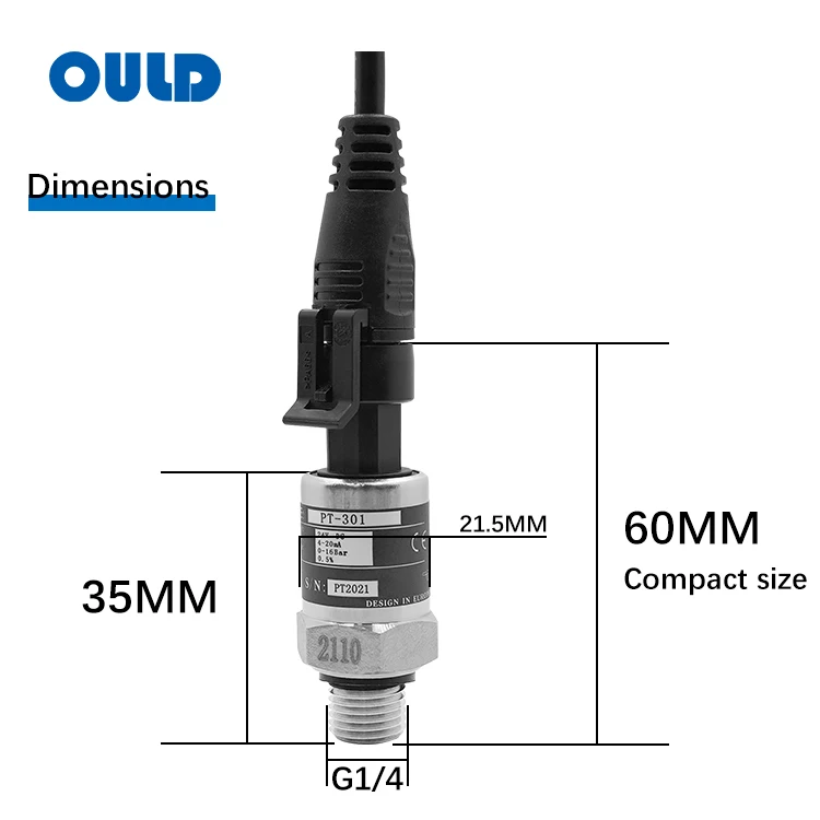 OULD PT-301 OEM Low Cost Pressure Transducer Pressure Sensor