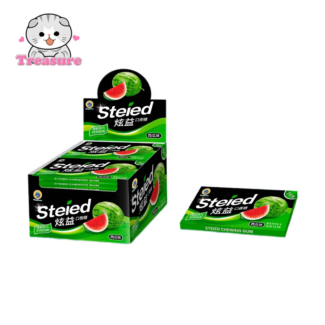 Fruit chewing gum bubble gum stick halal gum