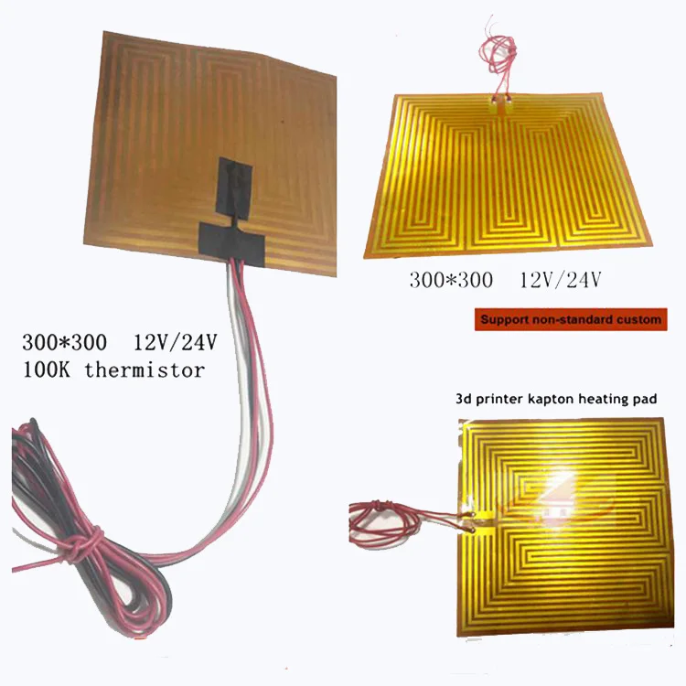 Flexible Polyimide Heater Plate Adhesive PI Heating Film