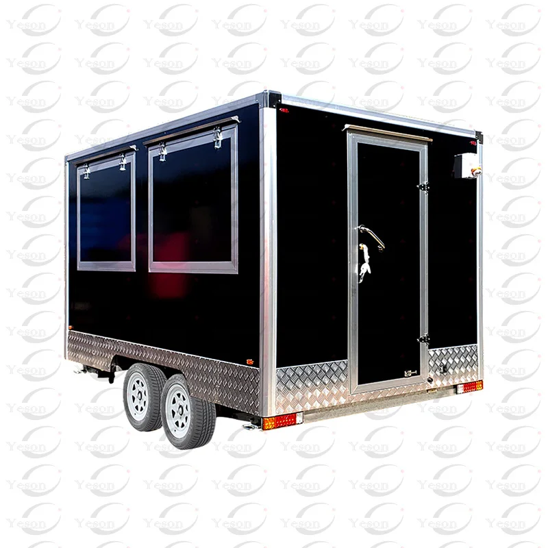 Wholesale Outdoor Custom Fully Equipped Ice Cream Street Kitchen Food Cart