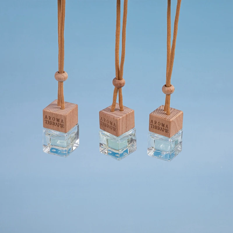 Mint Sandalwood Bamboo Scent Professional Car Perfume Car Air Freshener Diffusers Hanging Parfum Branded Car Vent Air Freshener