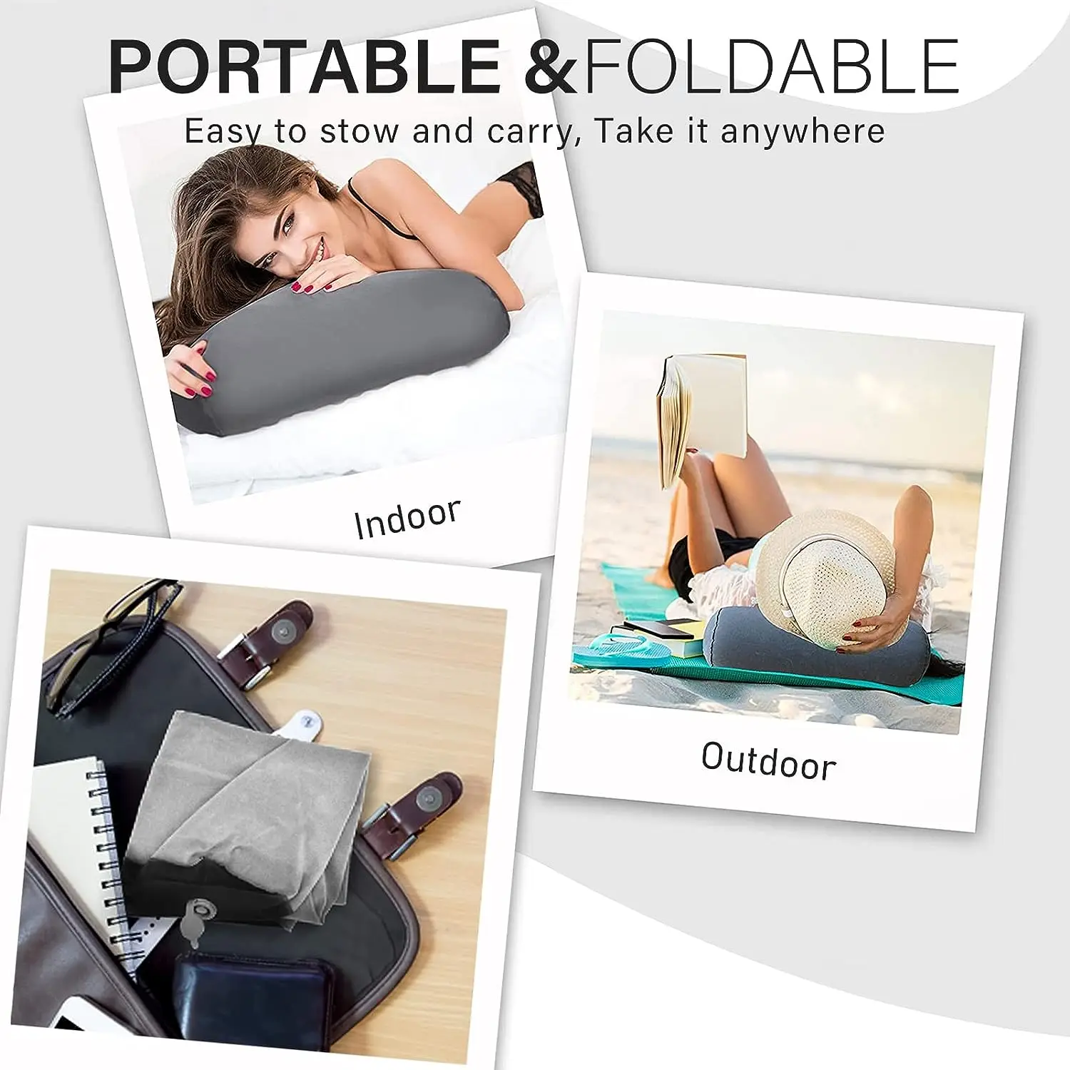 Portable Wedge Pillow Inflatable Cushion Body Positioners Lightweight Wedge Pillow for Sleeping