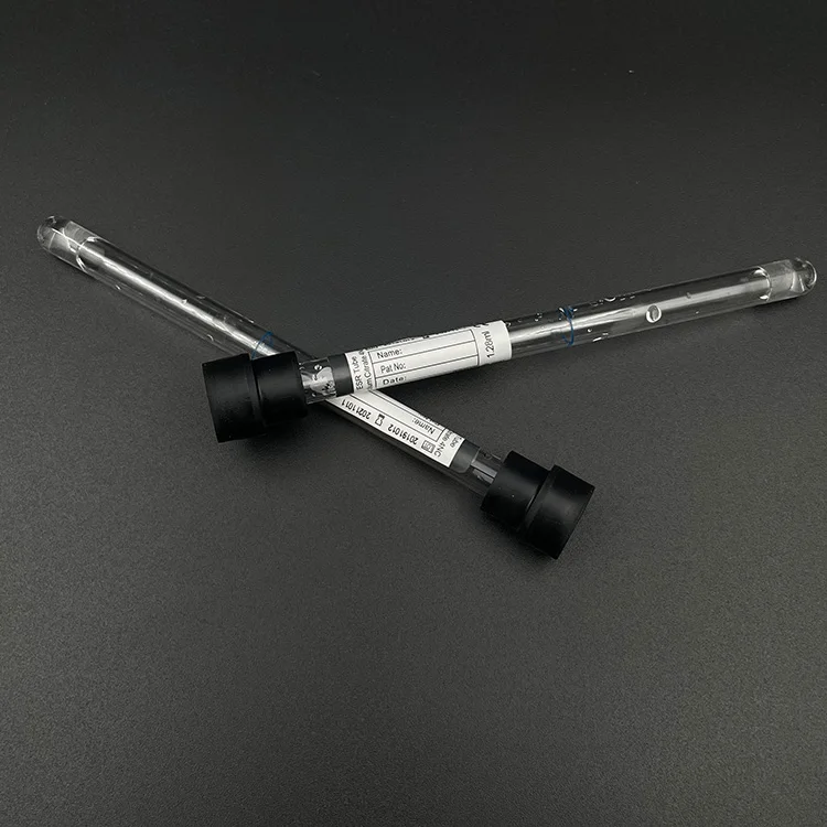 Glass Slender ESR Tube Vacuum Blood Tube
