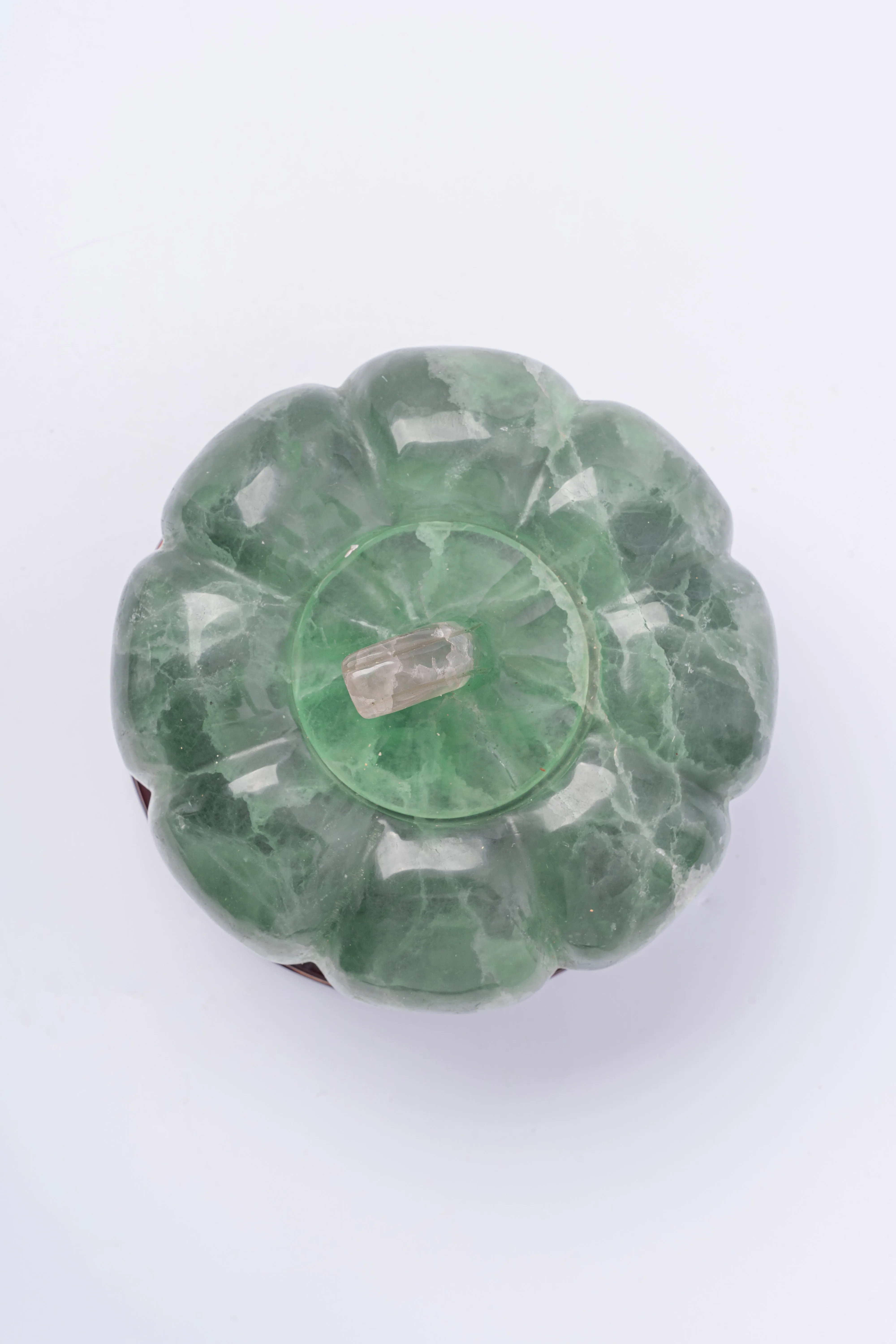 Nice color hand Carved  Crystal Fluorite handicraft curving stones gifts