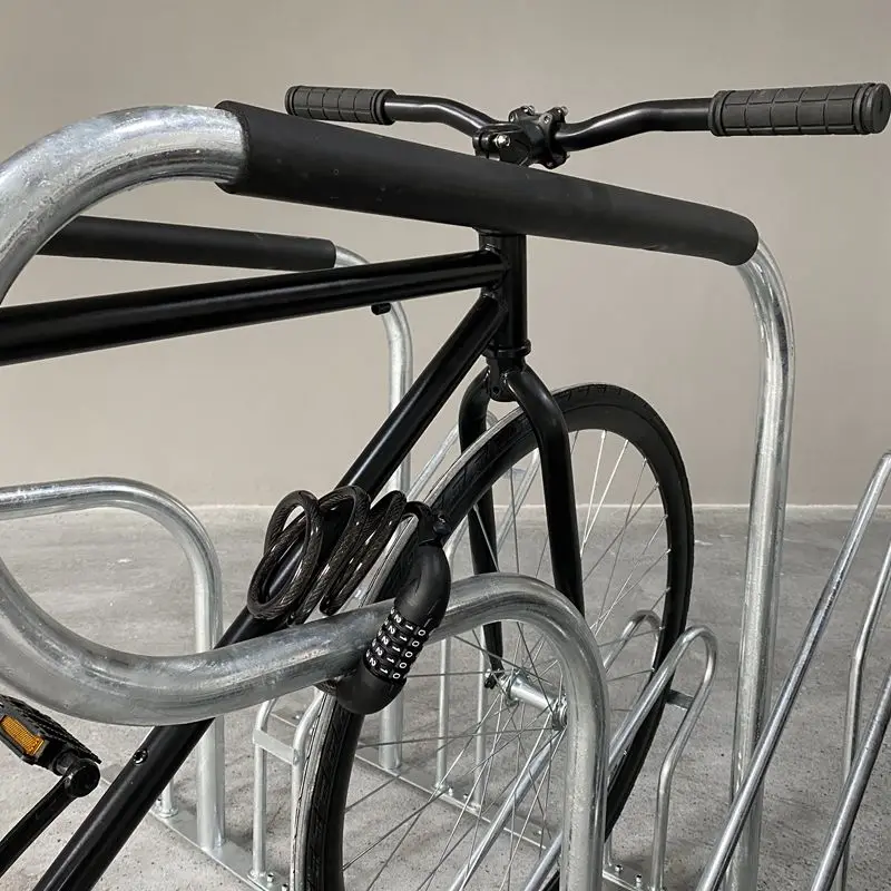 Compact P powder coated and galvanized Style Flat Pack Multi vandal resistant fully welded Bike parking 4 Racks