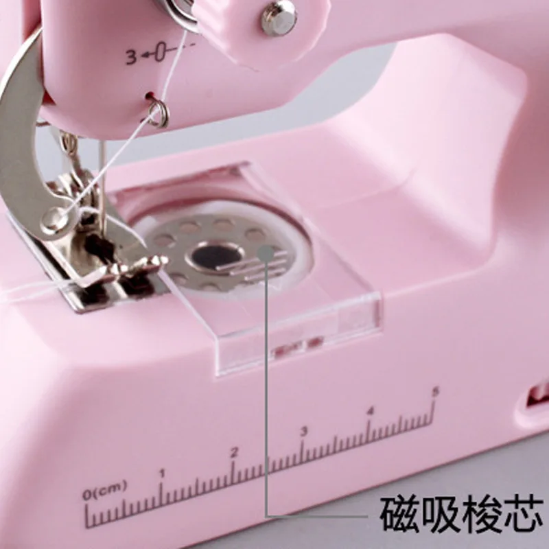 Portable Mini Household Sewing Machine Micro Handheld Home Electric Small Sewing Machine with Accessories