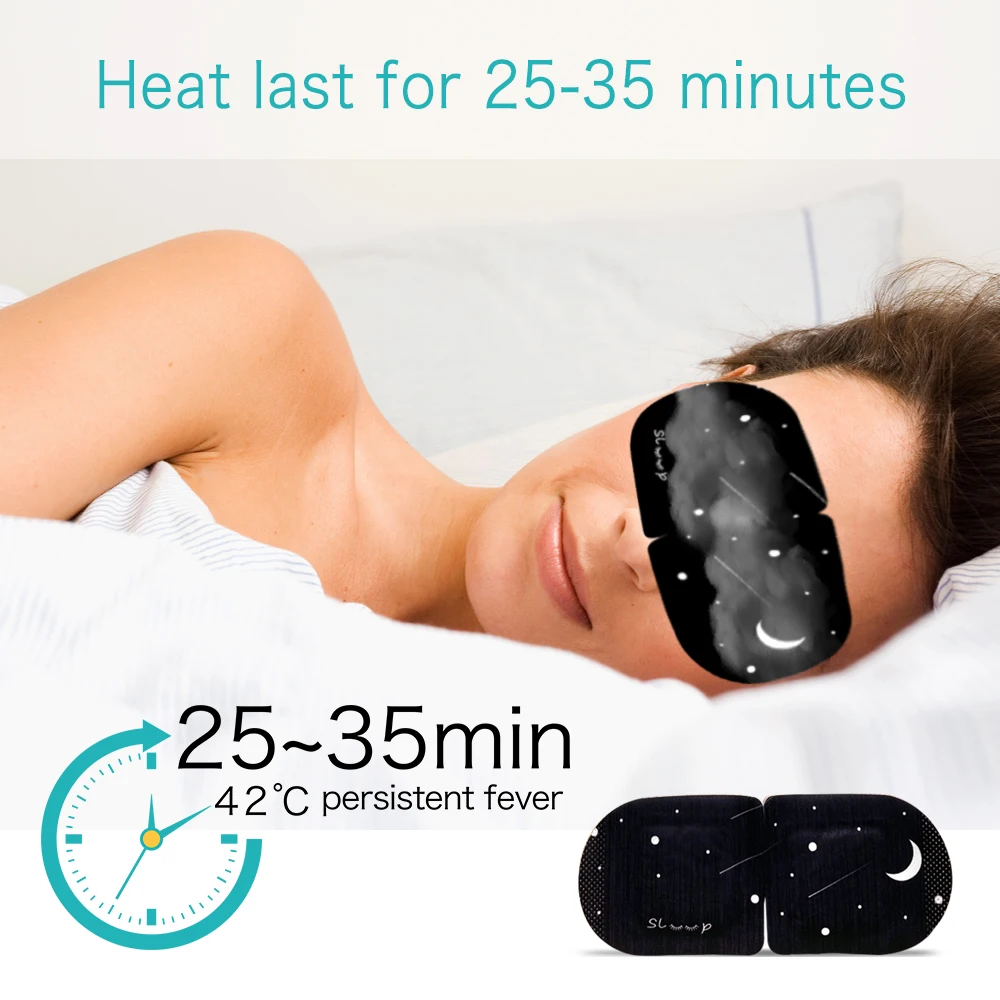 New Arrival Product Disposable Travel Eye Heat Pad Steam Eye Mask for Sleeping and Traveling