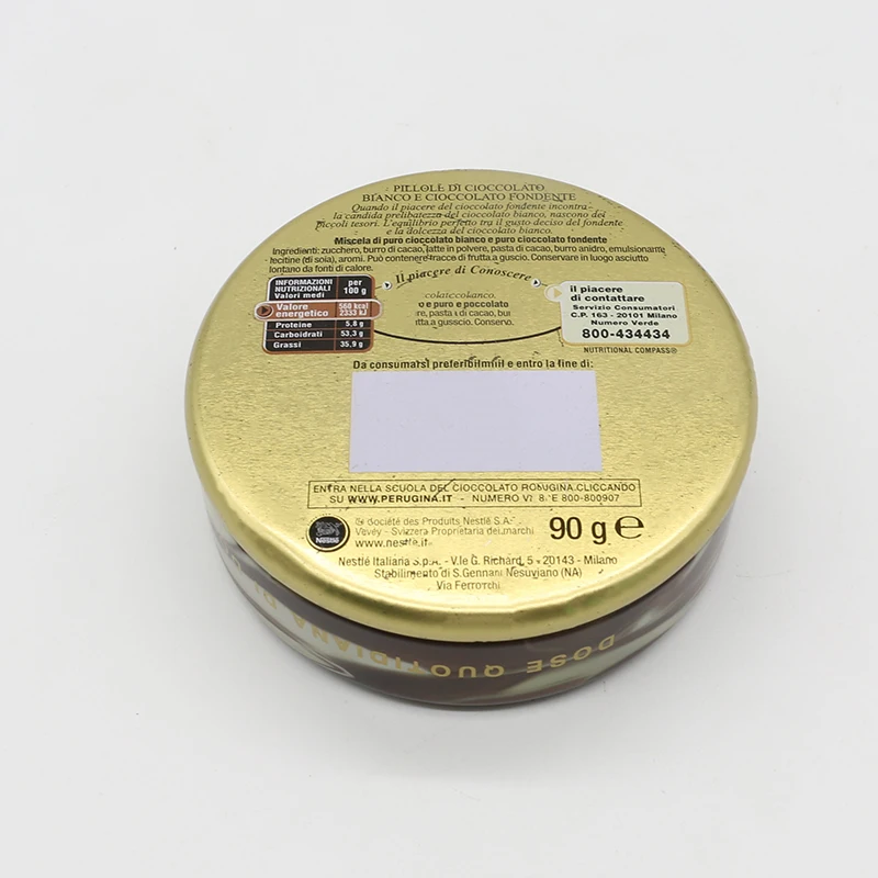 Two-piece metal tin can for candy tin with lid custom box cans for candle Cosmetic jars Customizable logo&printing