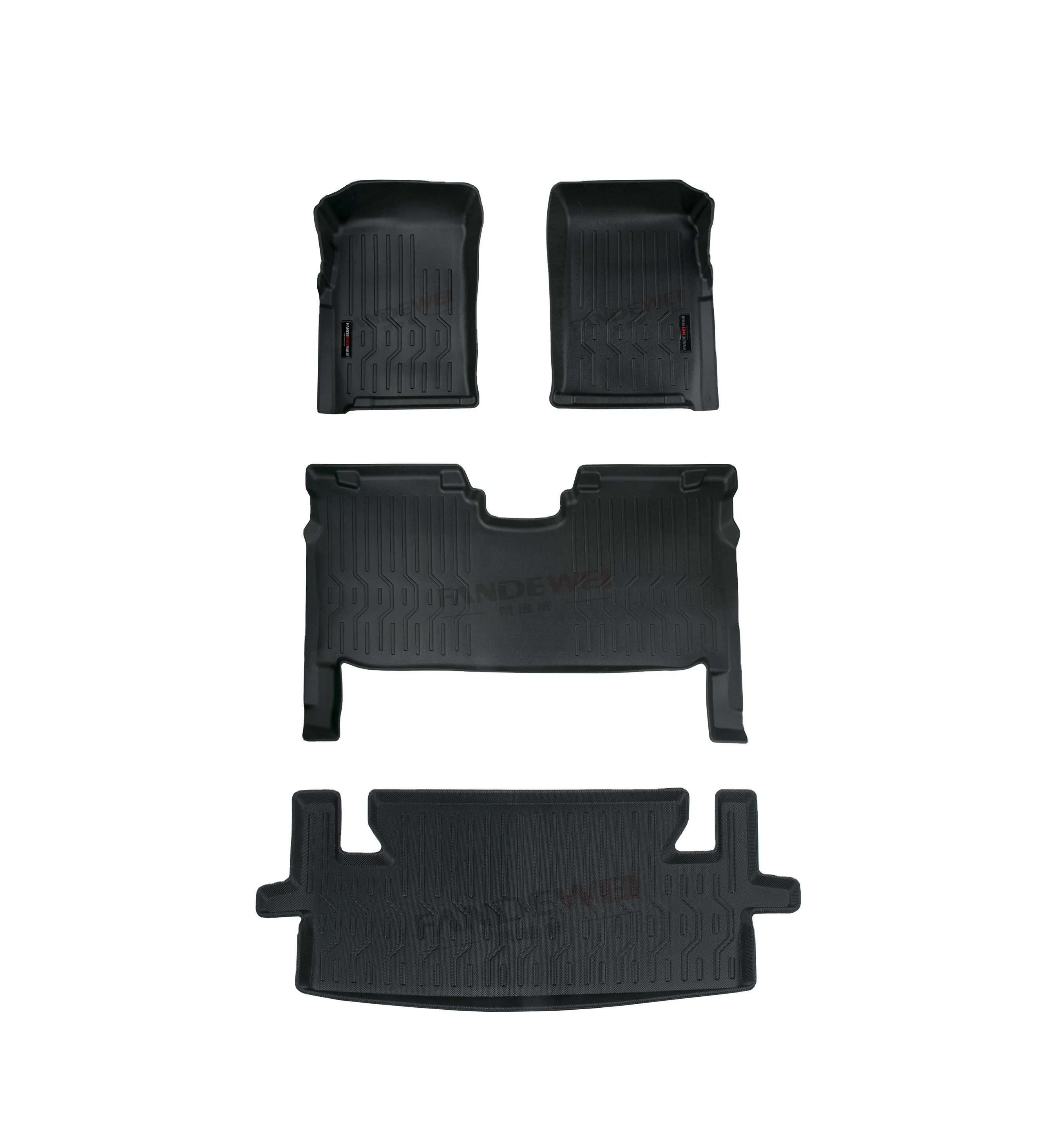 Car floor mat for HYUNDAI Santa Fe for KIA Carnival for HONDA CRV CITY custom 3D TPV rubber waterproof car mat car foot pads