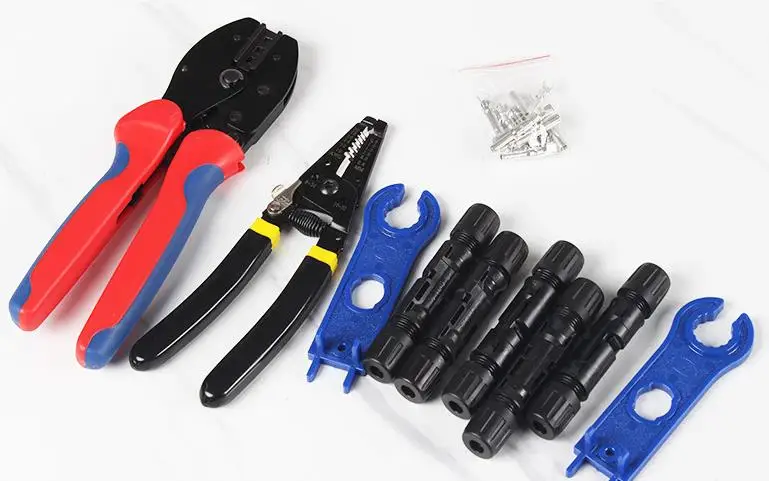6 in1 PV crimping pliers kit  2546B  solar   for 2.5-6mm2/AWG26-10 Solar Panel  Cable  Line MC4Crimp  connector terminal crimp