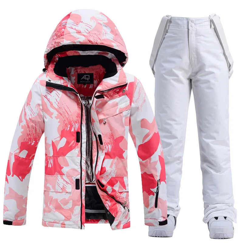 Topgear fashion customized women customization skiwear waterproof windproof thermal suit
