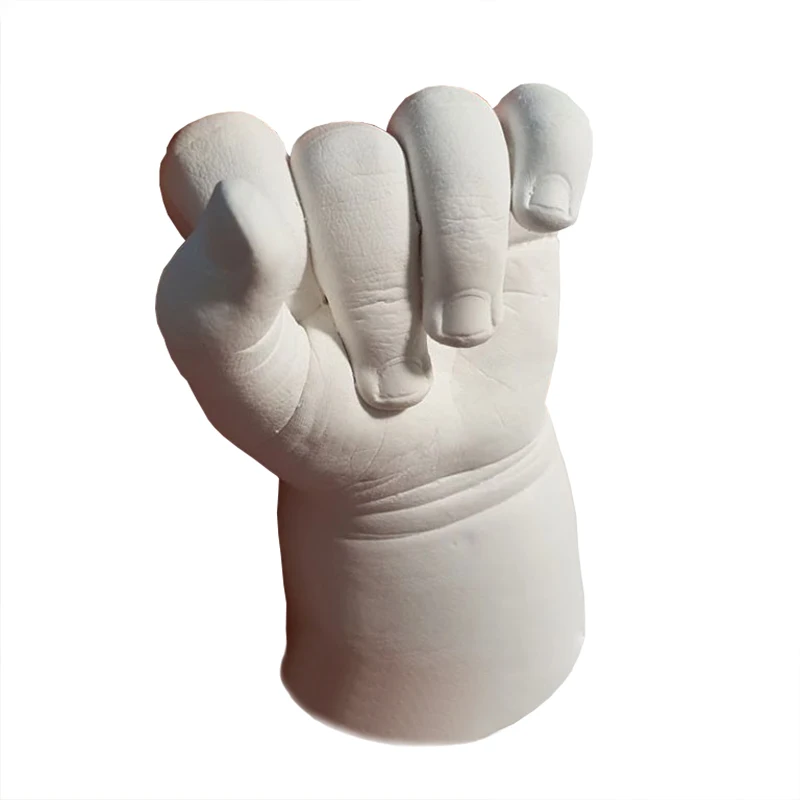 Baby mould casting chromatic alginate  impression material for baby hand and foot 3D mould casting and modling