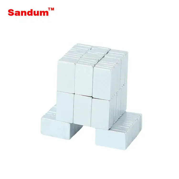 Square Nickel Plated NDFEB Sintered Magnet for Sensor