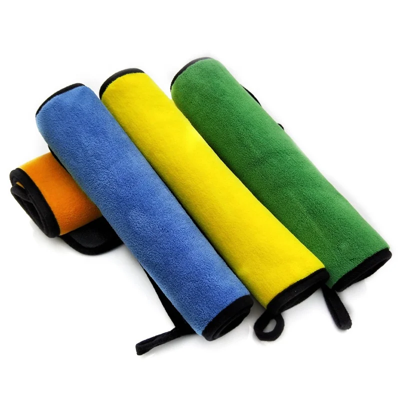 
Super Absorbent Car Cleaning Towel Dual-Pile Plush Microfiber Auto Detailing Towels Wholesale 