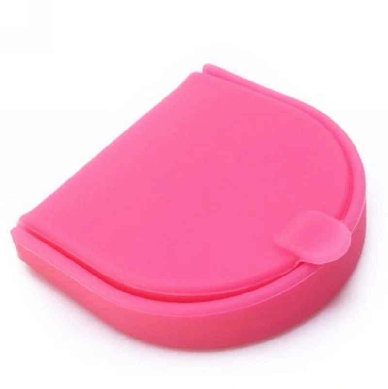 Custom Wholesale Mini Cute Candy Color Silicone Coin Purse
