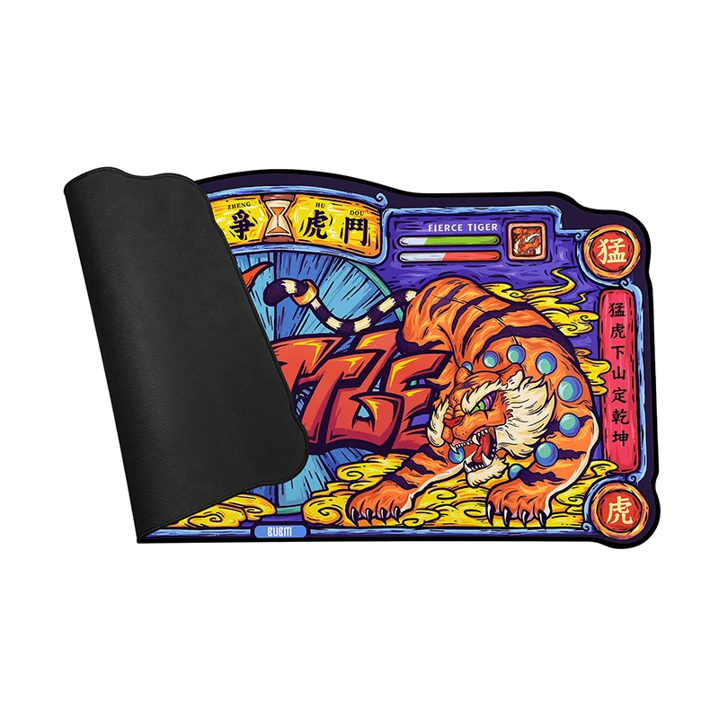 
BUBM Manufacturer OEM Custom Chinoiserie Style Large Sublimation Gaming Desk Mousepad 