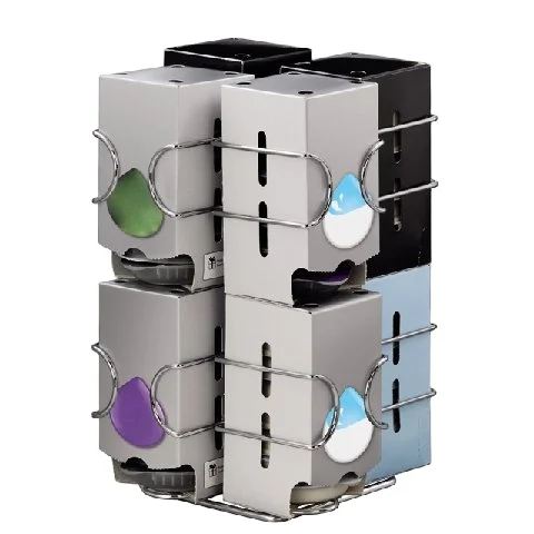 vertical coffee city box tassimo 48-piece coffee pod holder