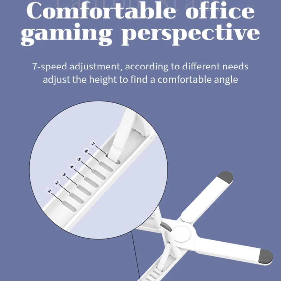 Hot Selling Factory Directly ABS Plastic Flexible Laptop Stand for School Home Office