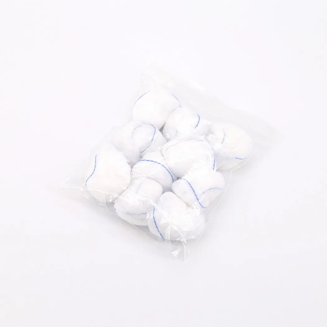 Medmount Medical Disposable Sterile/Nonsterile Absorbent Gauze Ball with/without X-Ray Detectable