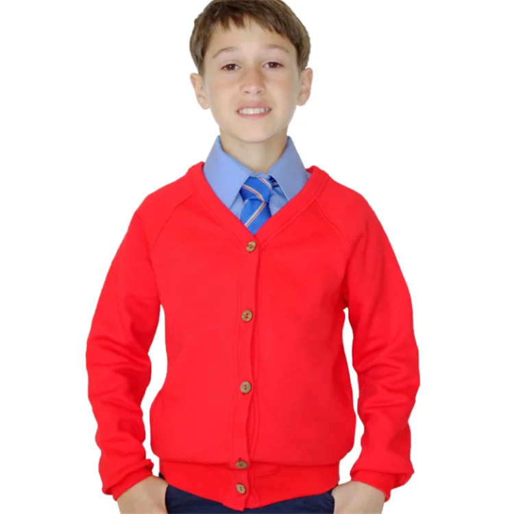 Classic School Sweater Students New Design Knitted Girl School Cardigan Sweaters