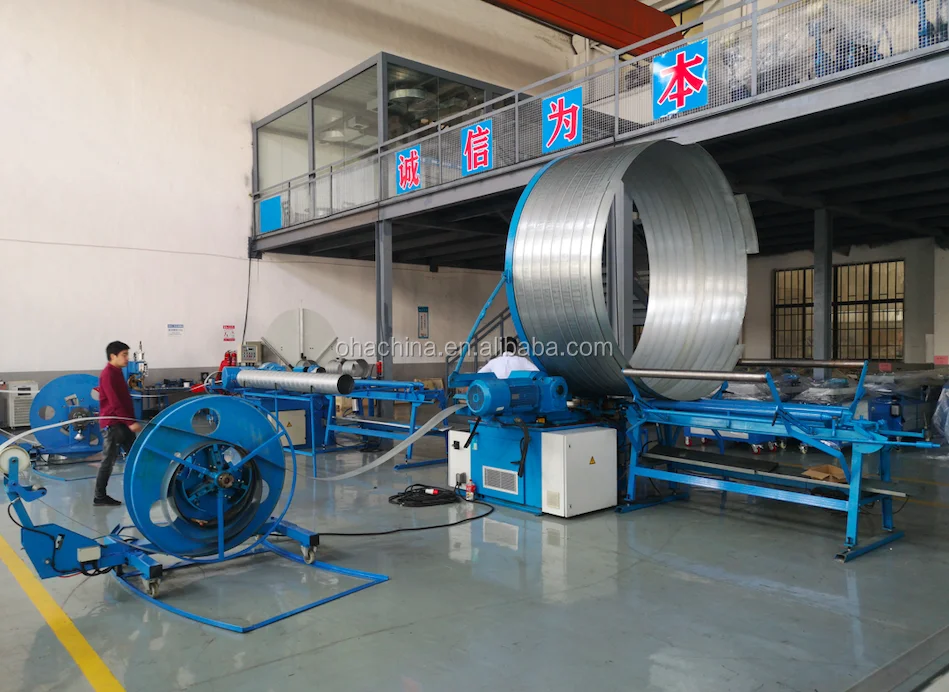 HATF-1602 Spiral ventilation Spiral tubeformer Machine
