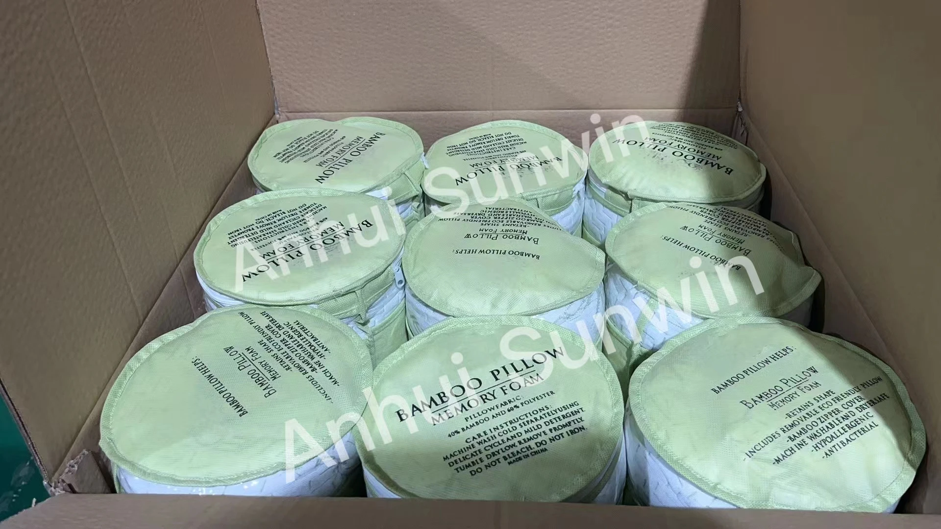 Custom LOGO Bed Cervical Orthopedic Neck Rest Orthopedic Contour Bamboo Memory Foam Pillow for Sleeping