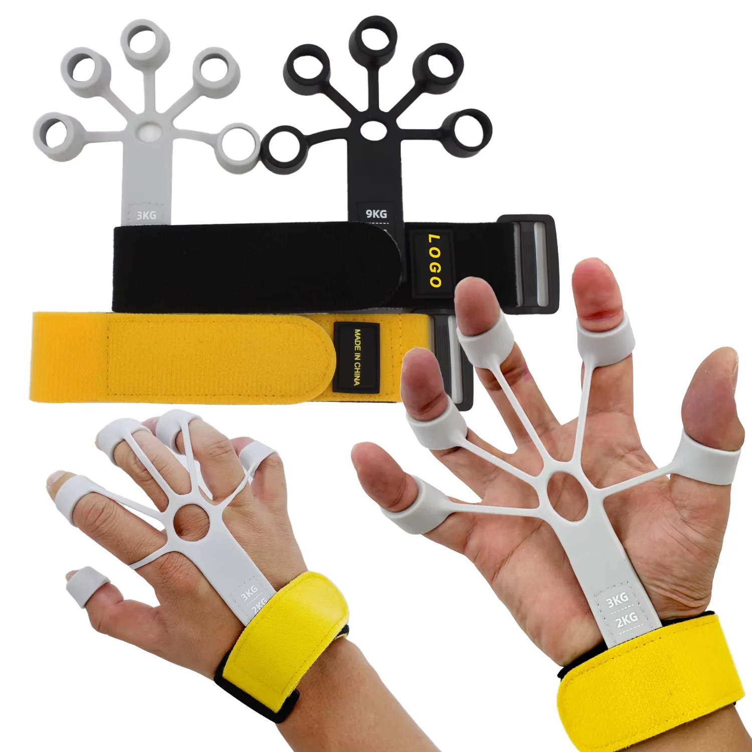 Fitness Equipment Finger Stretcher Silicone Hand Grip for Strength Training