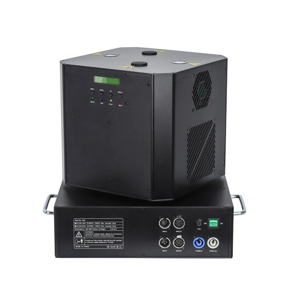 Manufacturer 1300w spinning rotating cold fire machine Spin spark rotate cold sparks machine