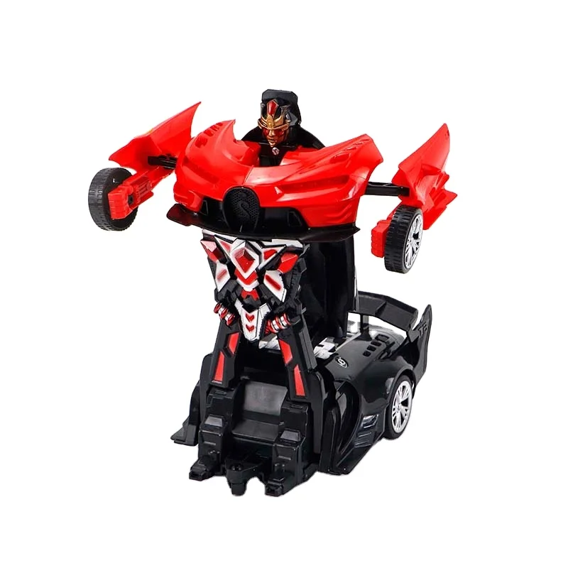 2024 new remote-controlled transformable car toy charging drift 1:18 one click transformable 5 remote-controlled car with light