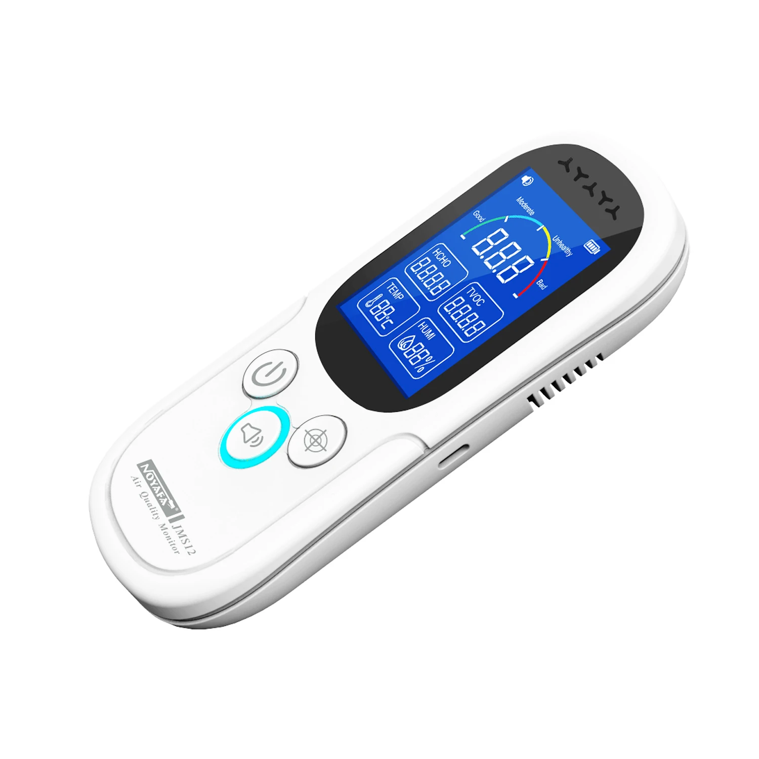 gas senor air quality detector  thermometer led display hygrometer Formaldehyde multi gas detector