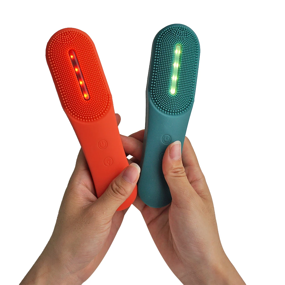 Уход за Кожей Мягкий силиконовый Электрический Мини sonic частная этикетка Очищающая щетка для лица