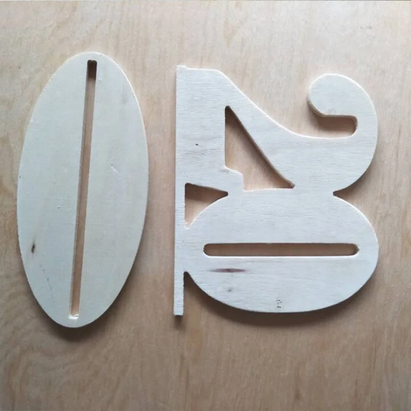 Laser Cutting Table Numbers 1-30 Wooden Weeding Table numbers With Holder Base