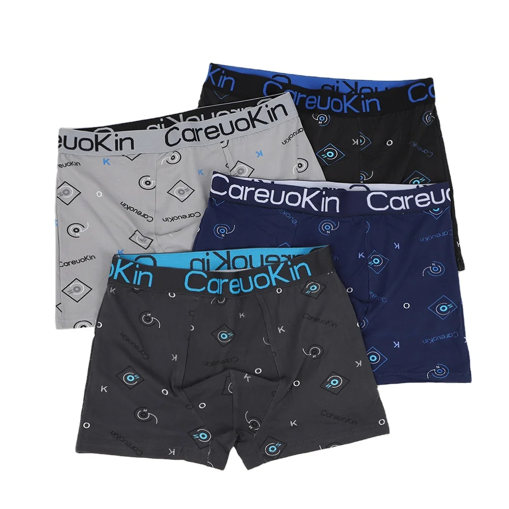 Careuokin agent wanted boxer briefs men polyester spandex quality  Reactive printing  modal boxers underwear mens briefs boxers