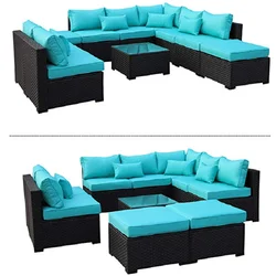 10 pcs garden treasure outdoor furniture sofa set