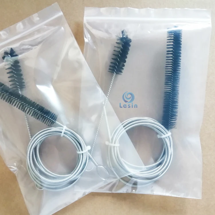 Long length Tube Nylon Cleaning Brush Pipe Spring Stainless Steel Tube Brush