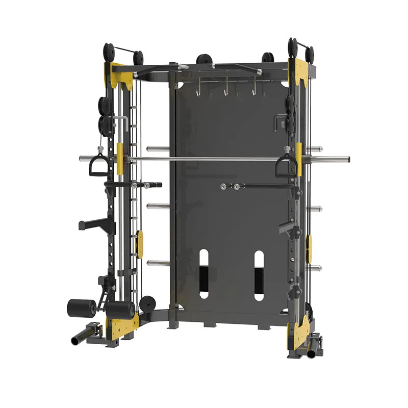 Fitness equipment Multi Function smith machine home gym squat rack with Weight Stack