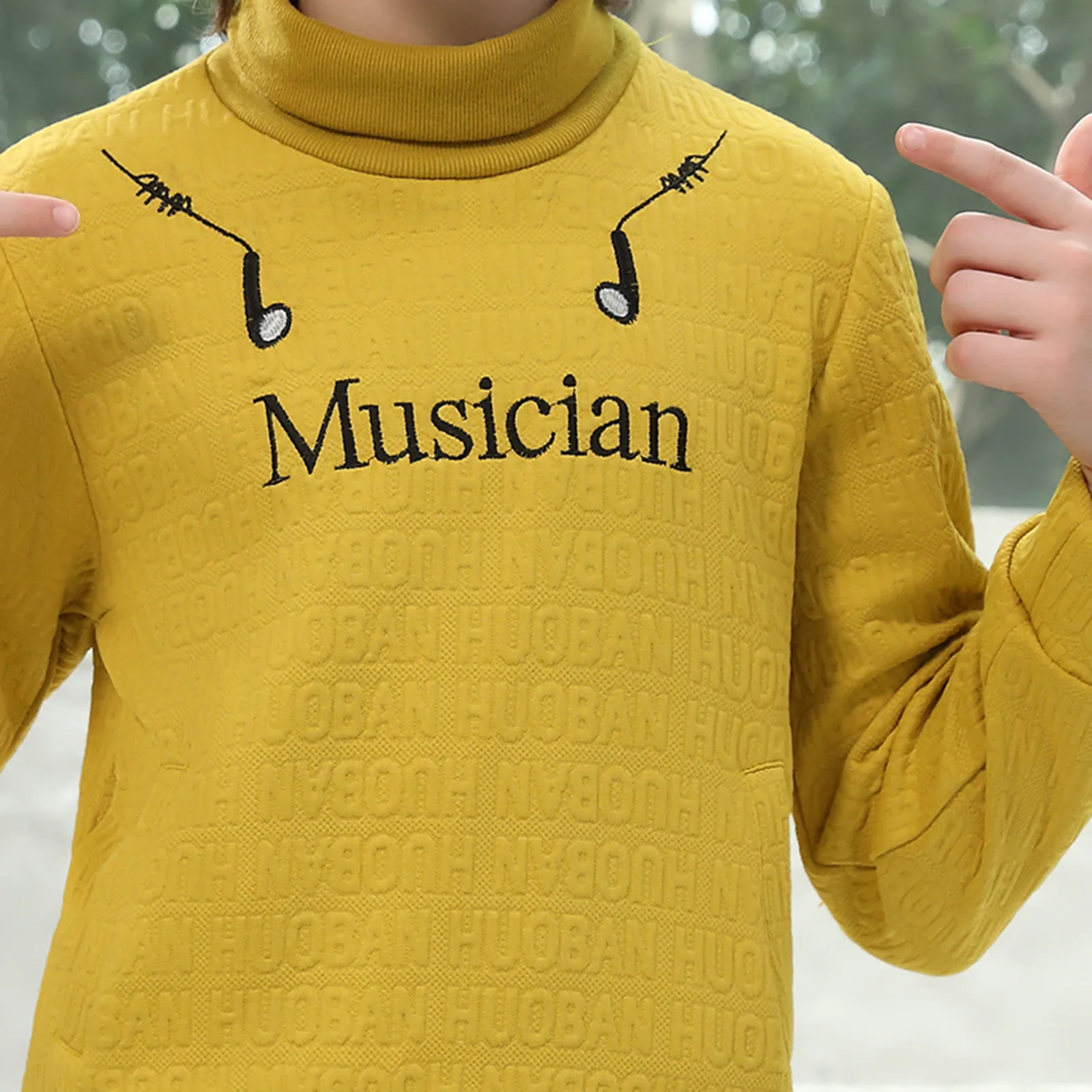 Hot Selling 2025 Autumn/Winter New Casual Boy Solid Color English Letter Set Hoodie Pants Sports Two Piece Set