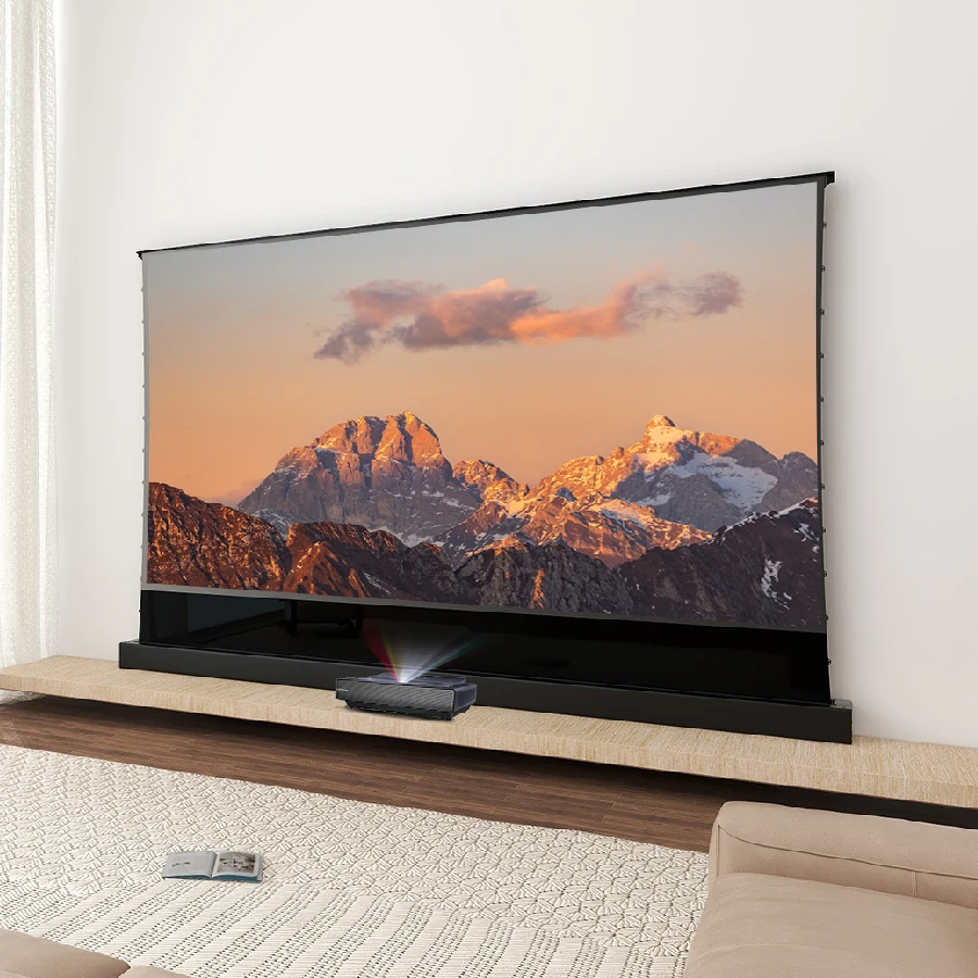 HISENSE лазерный кинотеатр PX1-PRO трихрома кинопроектор vidstorm S Pro Электрический Натяжной напольный проектор экран
