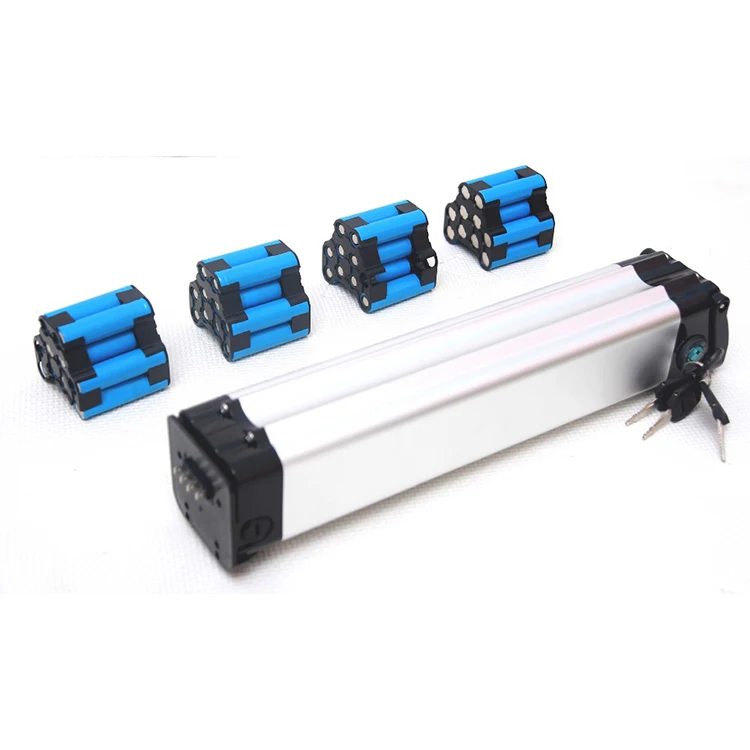 Rechargeable Silver Fish Electric Bicycle Battery Long-life Lithium-ion Battery