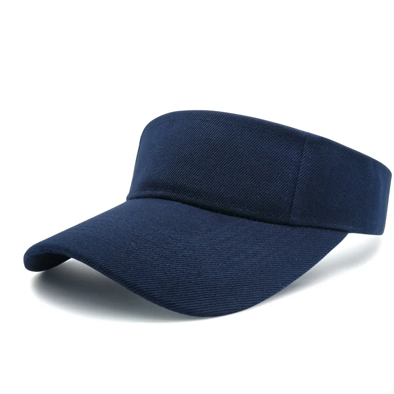 Wholesale custom logo visor hats,Sun Sports Cycling Cotton Plain Visor Top Empty Hat,Outdoor Tennis Golf Adjustable Sun Visors