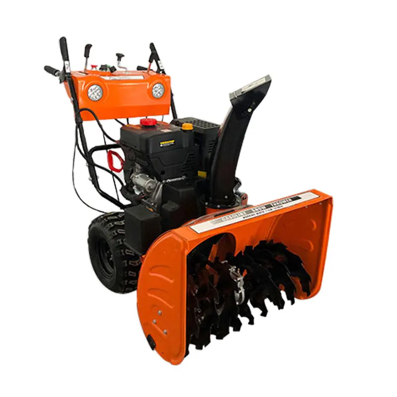 Gasoline Walking Type Full Gears Hydraulic Snow Sweeper Removal Equipment Machine Loncin Engine Snow Thrower Snowblower