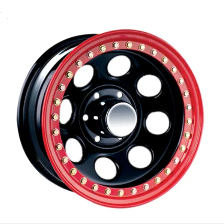 negative offset wheel 15 16 17 inch steel wheel rim for JAL with many colors