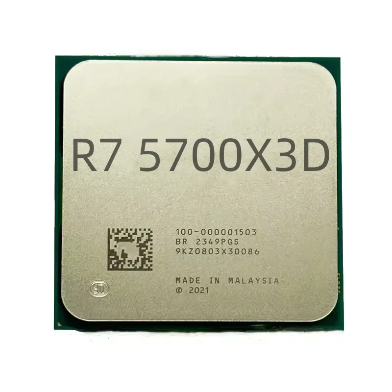 For A-M-D R yzen 7 5700X3D R7 5700X3D 3.0 GHz 8-Core 16-Thread CPU Processor 7NM L3=96M 100-000001503 Socket AM4