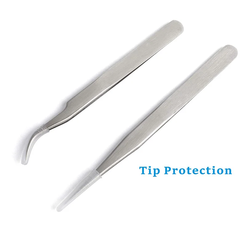Набор пинцетов для наращивания ресниц 5 шт. в 1