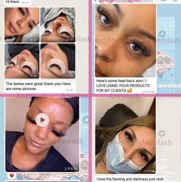 matte black cashmere lash extensions volume lashes trays private label cashmere lash tray custom