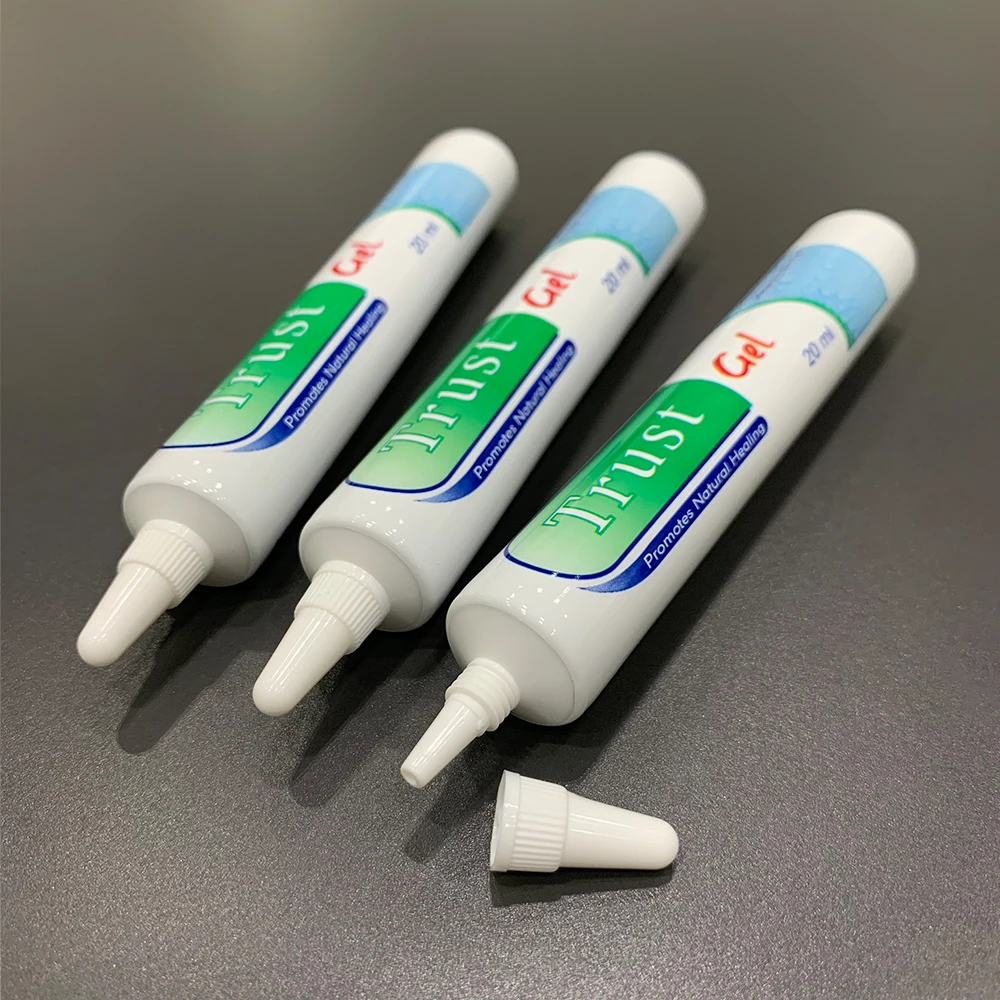 Empty Long Nozzle Ointment Tube Eye Cream Plastic Tube