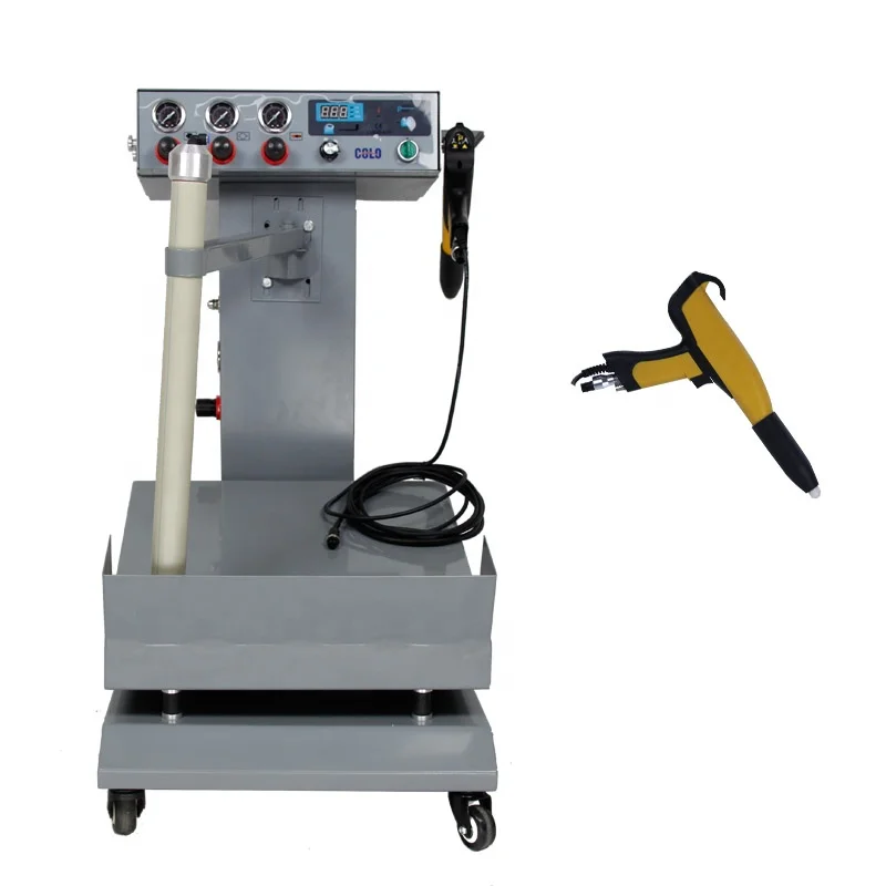 Cheap Box Feed Electroastic Powder Coating Gun Machine for Fast Colour Change COLO-610V