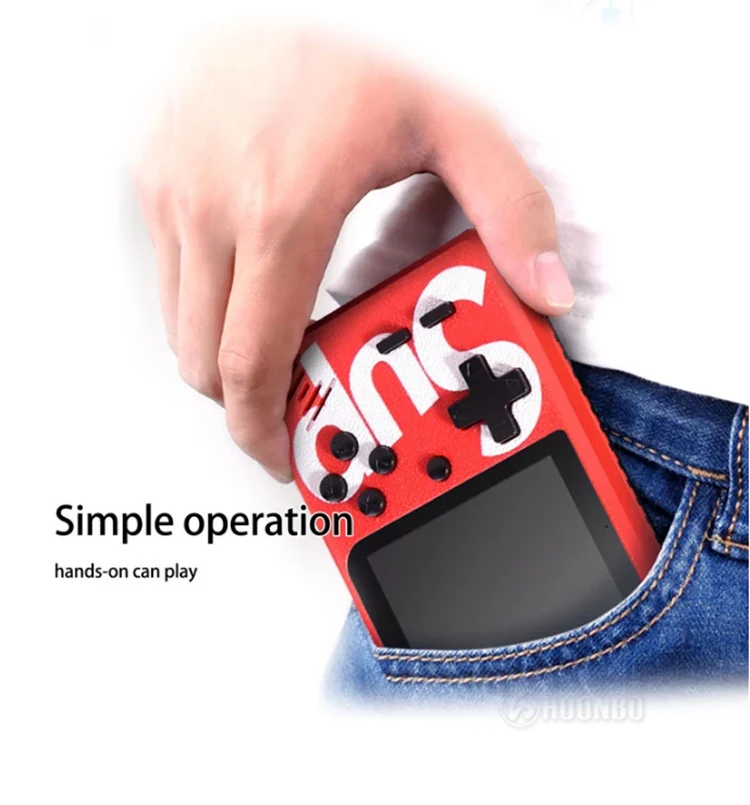 
400 in 1 Game Console 2 Player Game Box Retro FC Handheld Game Consola Sup For Gameboy 