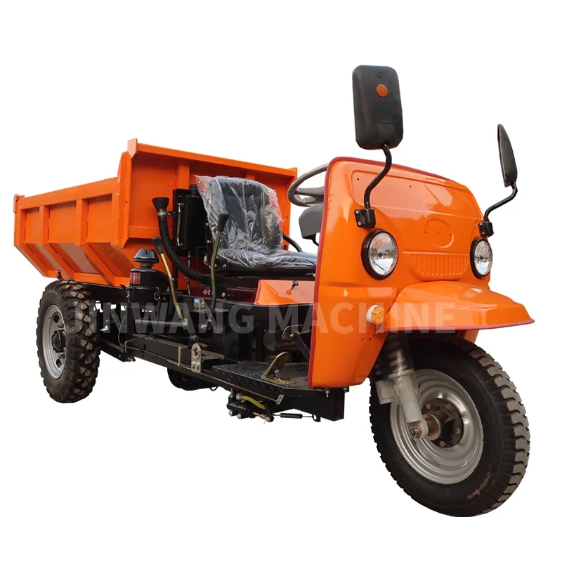 Jinwang Low Price 2 Ton Diesel Mini Dump Trucks Diesel Tipper Trike Small Dump Truck Prices